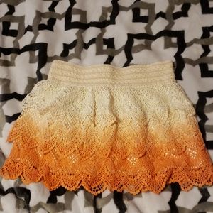 Shasa lace ombre skirt